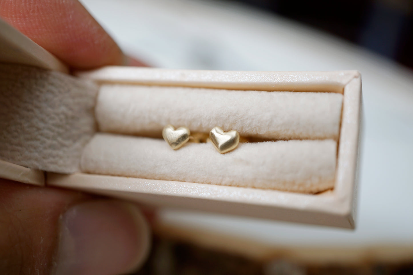 Tiny Heart Studs