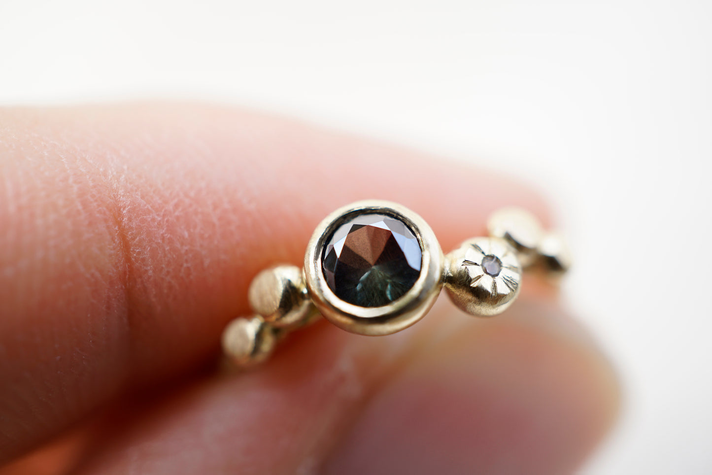 Sapphire Pebble Ring